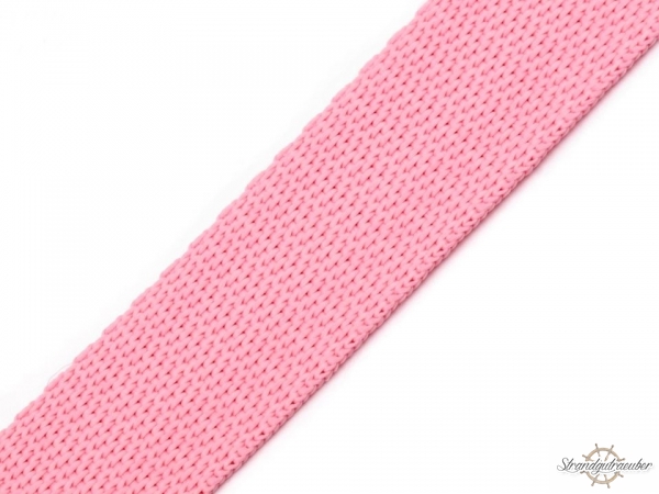Gurtband PP rosa 25mm